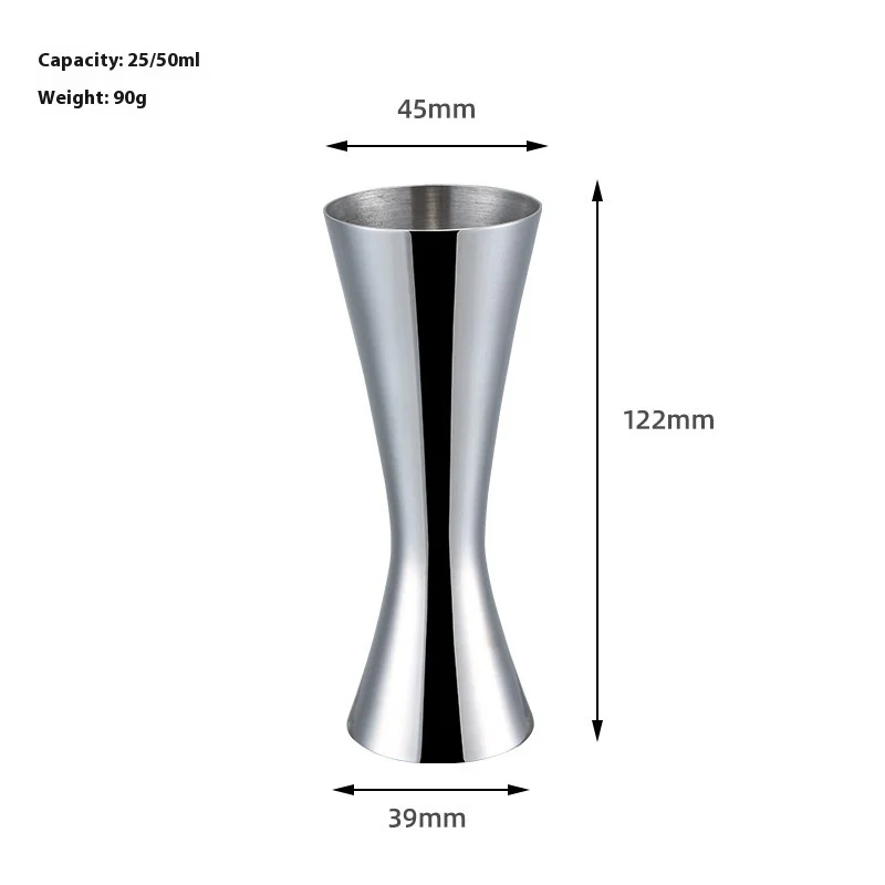 Factory Double-Ended Stainless Steel Jigger Measuring bar Tool