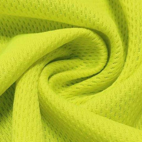 
Weitai China Factory Cheaper 160cm 130gsm Knitted Jersey Mesh Fabric Stretch Eco-friendly T-shirt 100% Polyester Fabric 