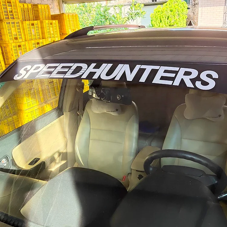 5 years universal auto car front glass window auto car windscreen windshield banner decals stickers car