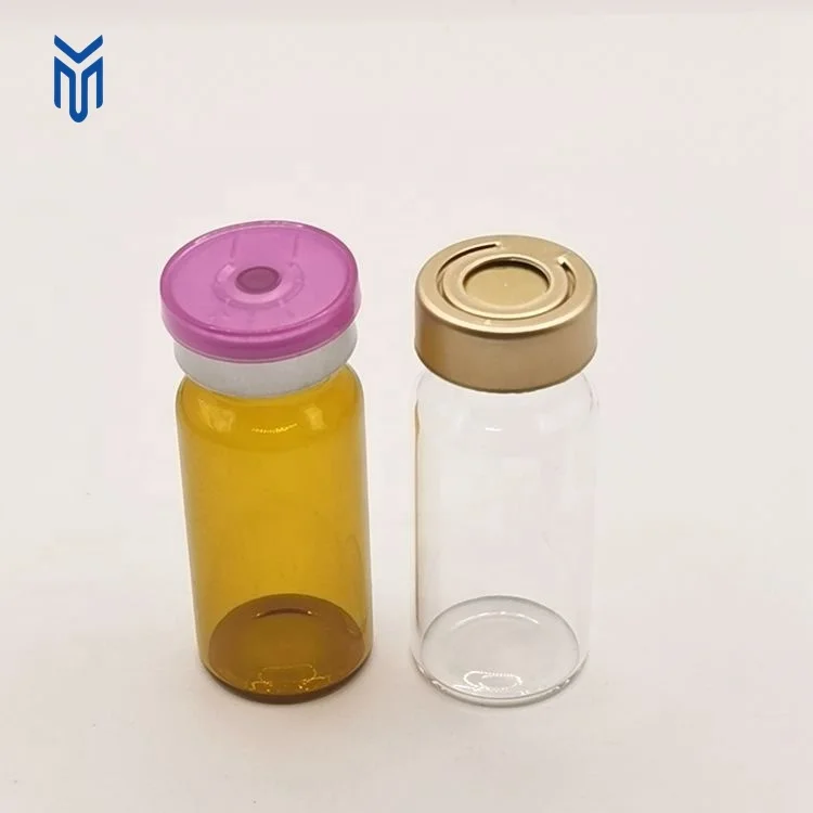 Hot sale 10ml clear Amber Penicillin Pharmaceutical Ampoule Bottle Glass Vials Bottle For Injection
