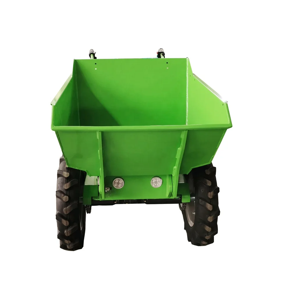 Electric  battery power mini dumper,rubber track dumper,mini transporter Garden Machinery Mini Dumper Self Loading wheel