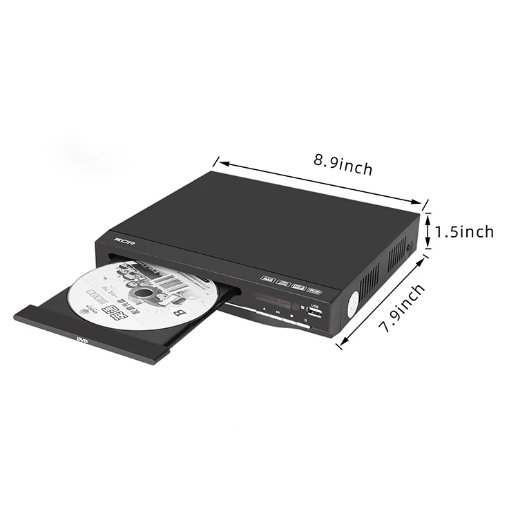 
DVD-плеер для телевизора, CD-диск с бесплатным DVD-плеером, с дистанционным управлением 