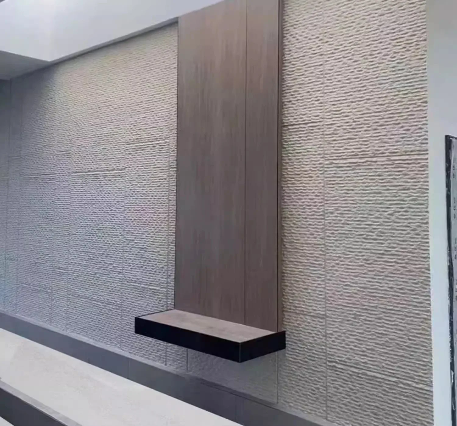 Waterproof Lightweight Quartz Stone Tile Self-Adhesive Diy Mcm Exterior Interior Wall Cladding Big Slab Flexible Stone