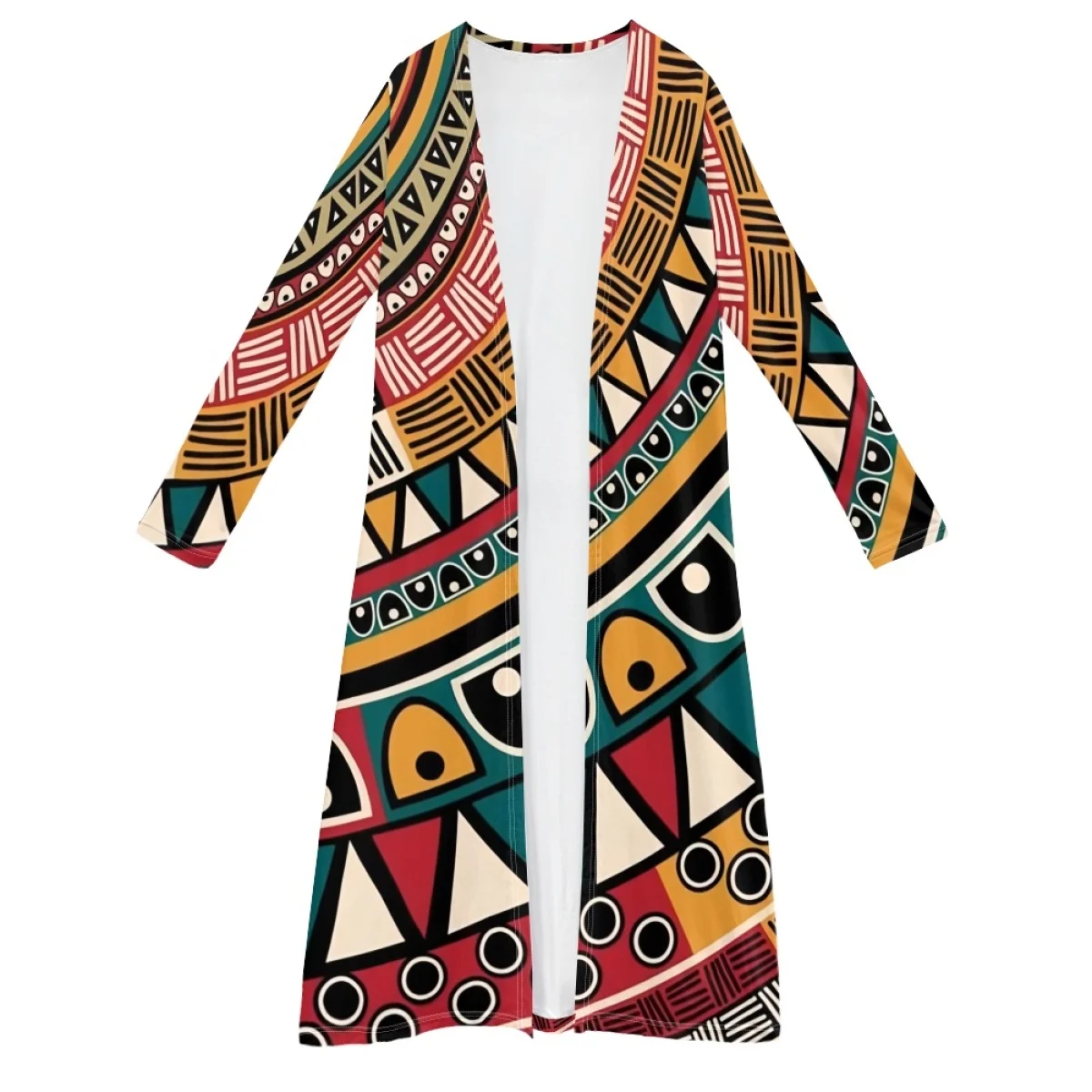 African tribal style Cardigan for Women Cardigan Loose Kimono Print Tops Blouse Factory Casual Hotsale Ladies Long Sleeve