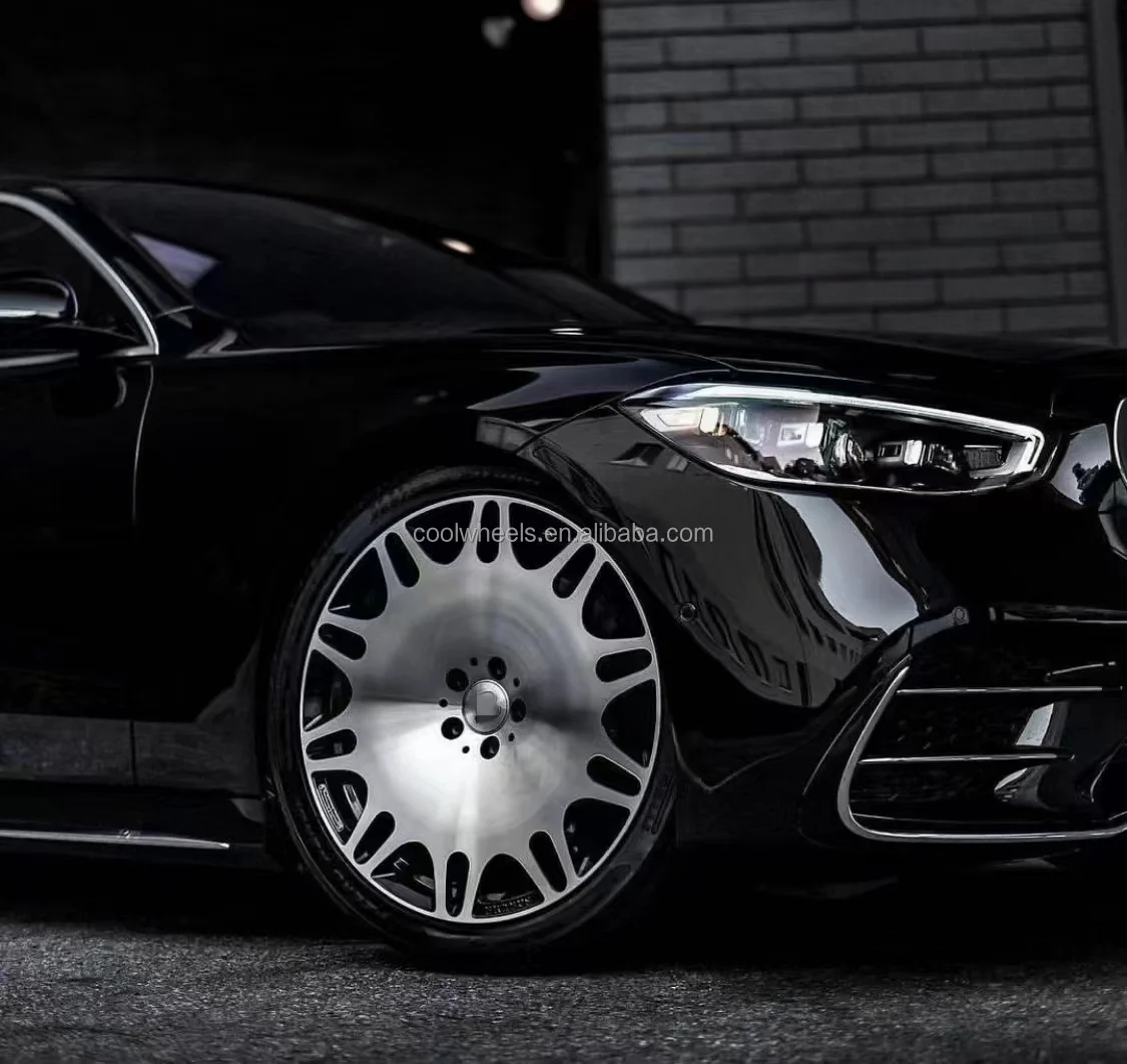 Bku racing 5x112 wheels 20 21 22 24 inch alloy forged passenger car wheels rims for mercedes benz CLS S class S63 S65 W223 W222