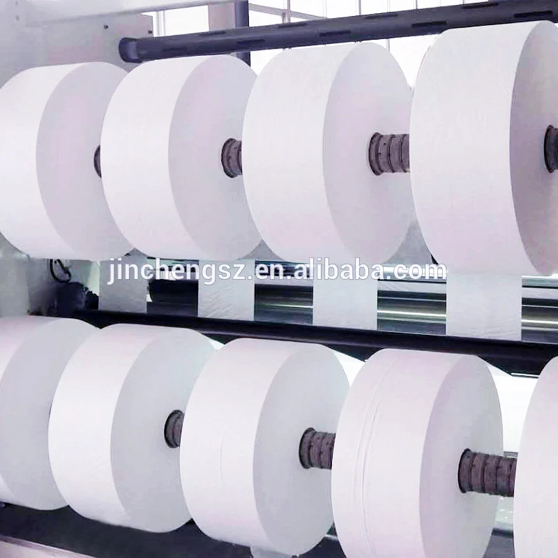 Double shafts melt-blown non-woven fabric jumbo roll slitting rewinding machine