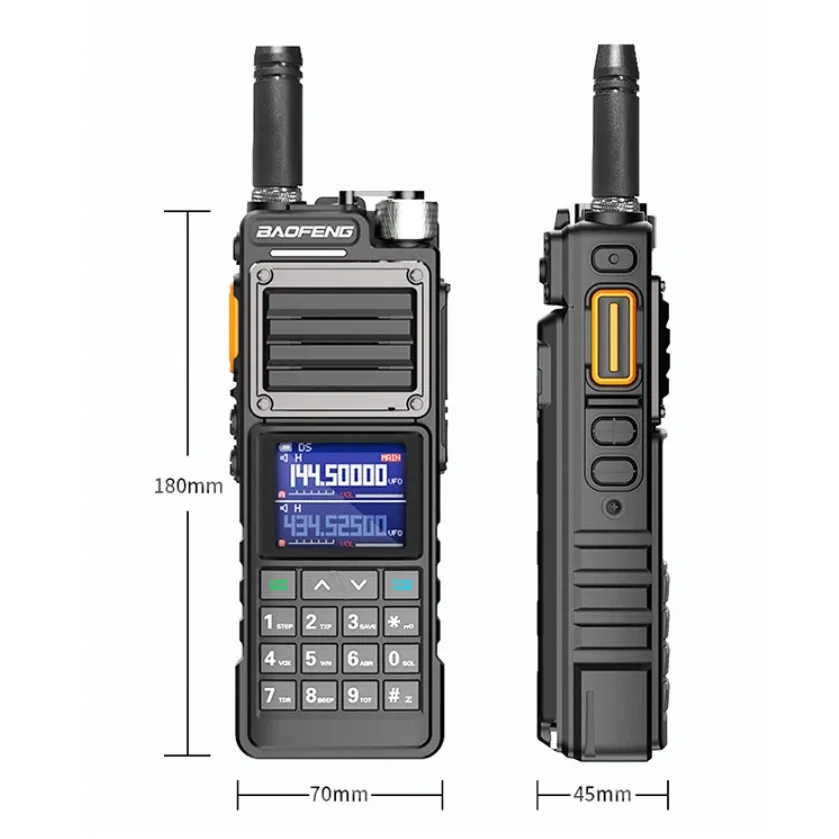 Новинка рация большого радиуса действия Baofeng UV-25 трехмощная радиоприемная типа-C двухсторонняя радиосвязь рация-рация