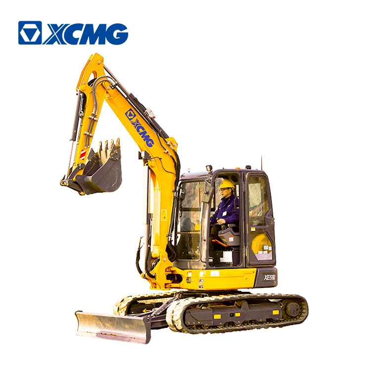 XCMG 5 ton excavator mini digger XE55U  small crawler excavators with price for sale