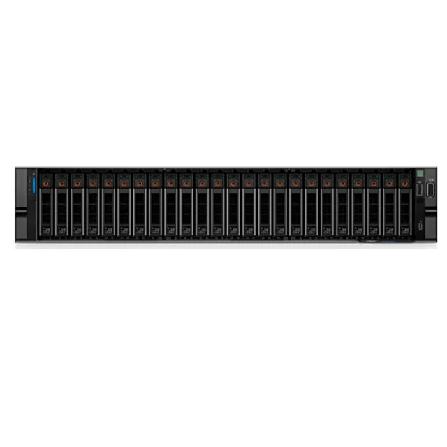 Del R860 4U rack server  new style enterprise server 64G ddr5 rams nvme SSD 8*2.5bays with gold 6418H cpu R860 server