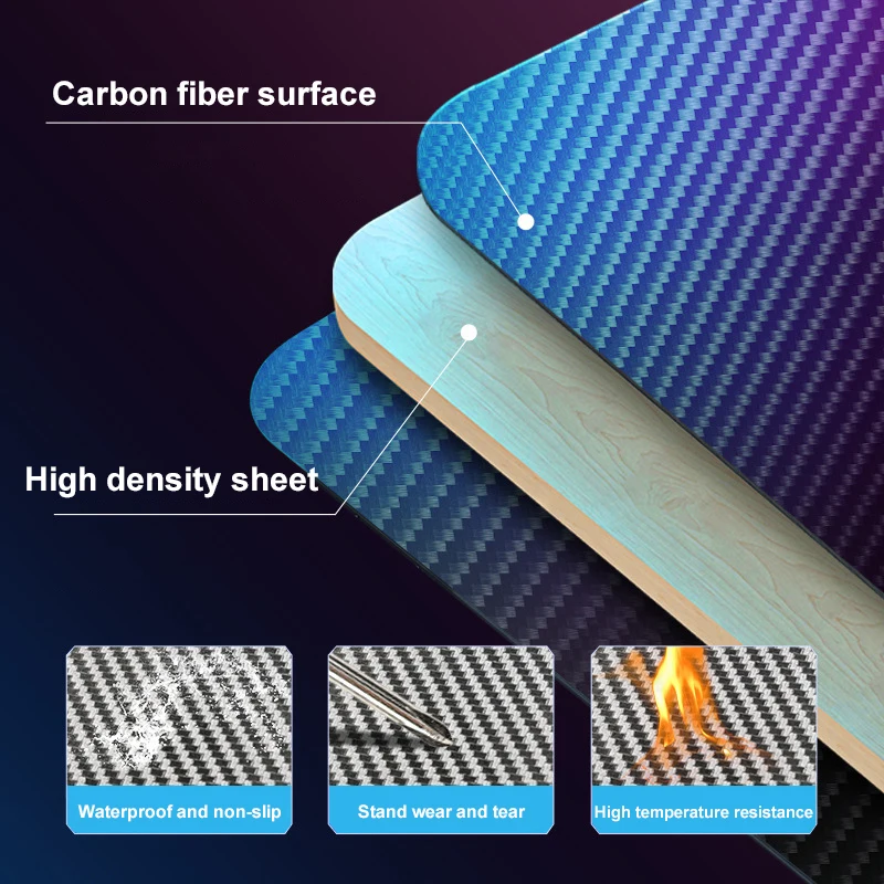 Factory Wholesale Z Shaped RGB Gaming Desk For PC Modern Computer Desk Office Gaming Desk with Led