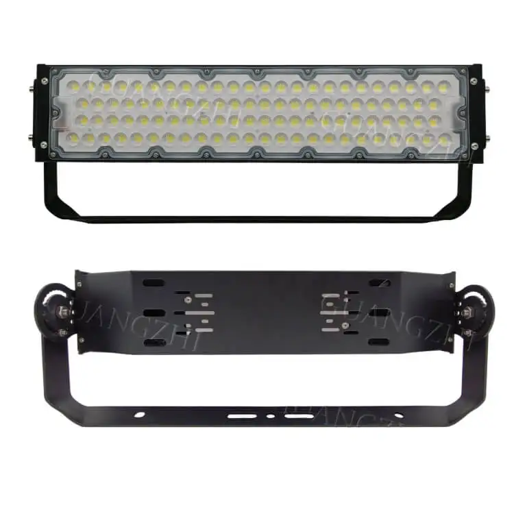 High Heat-conductive Sports Stadiums Lighting Waterproof IP66 Fin Aluminum Square LED Outdoor Floodlight