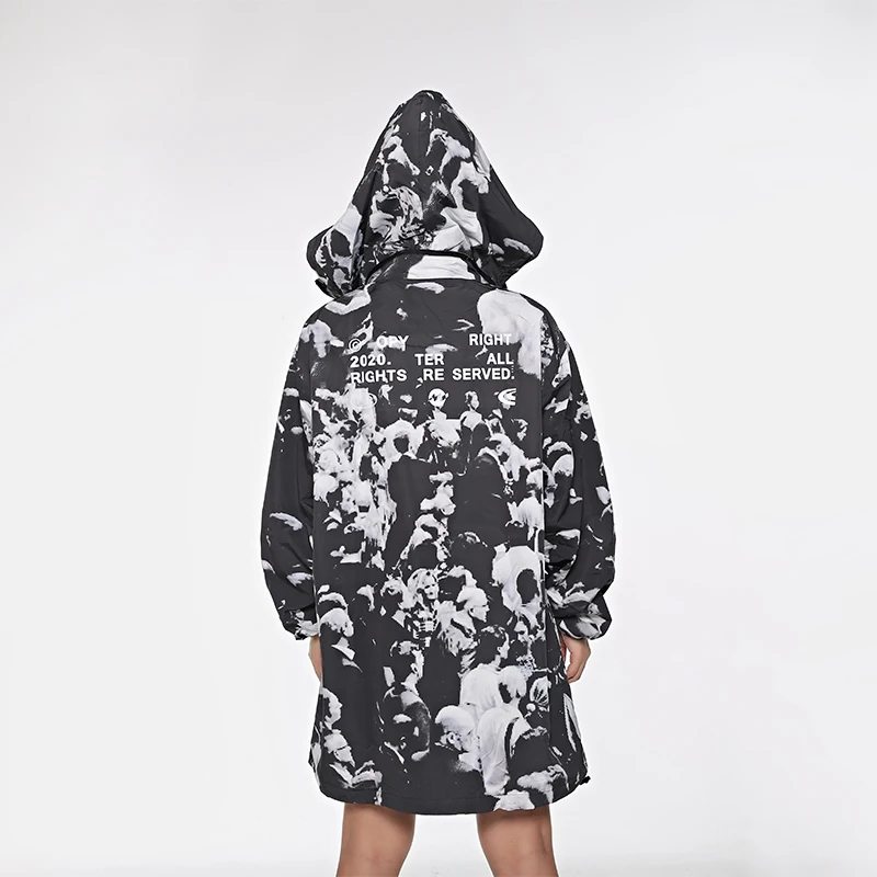 
Wholesale Prices Designer Stylish Camouflage Plus Size Wind Breaker Spring Jacket Hoodie For Women 2021 