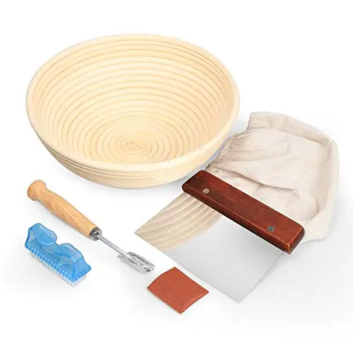 baking pastry equipment accessories supplies dough Bread proving bannetons rattan proof basket baking tool set for bake bread