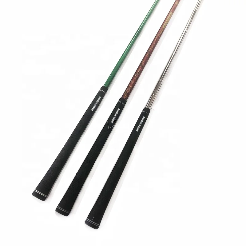 Customized assembled Golf Iron Steel Graphite Golf Shaft with Grips