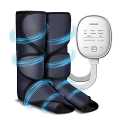 Oem Odm Air Compression System Wraps Foot Calf Knee And Feet Massager Machine For Leg Tonificar