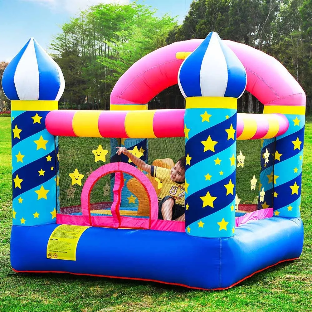 New Cheap Wholesale Kids Small Indoor Air Jumping Combo Moon Inflatable Bounce House for Sale China