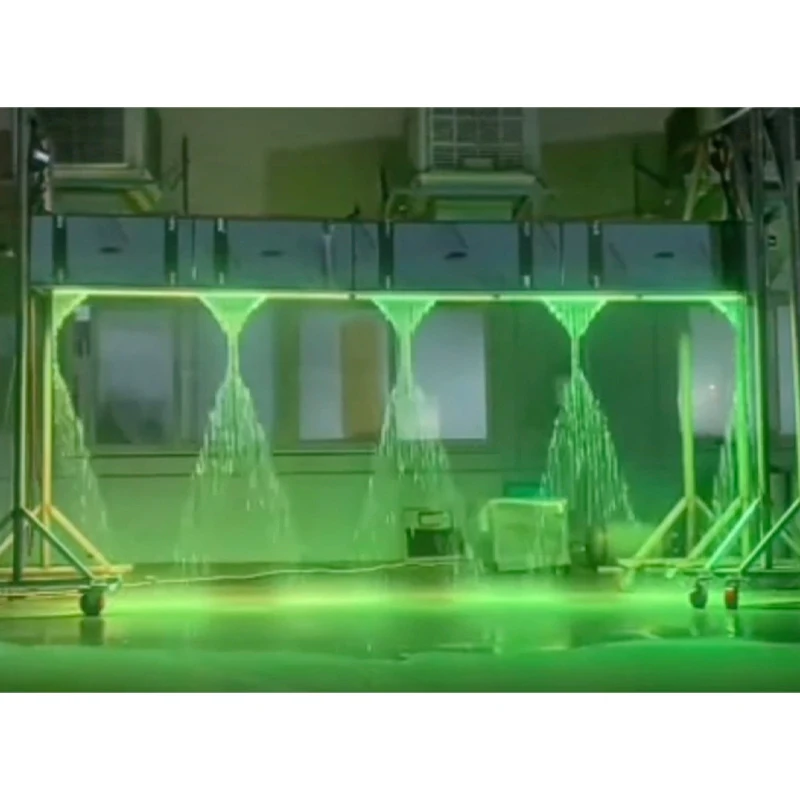 Custom Colorful decorative indoor outdoor Music Water Fountain Digital Water Curtain