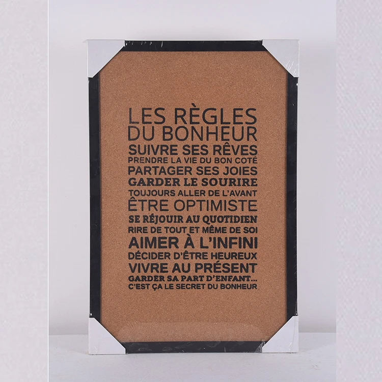 
Message wooden board Wall Organizer Whiteboard Bulletin Cork Board 