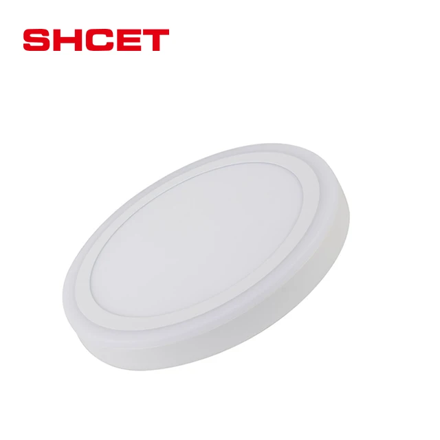 2 In 1 Colorful Slim Round LED Panel Light with round surface mounted from SHCET