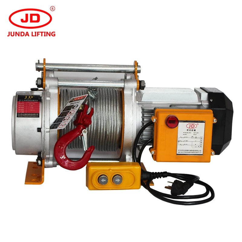 Electric winches 380 V 750-1500 kg