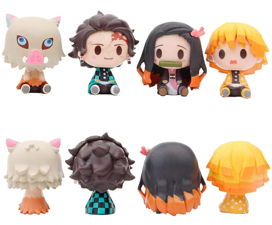 Custom 3D cartoon mini Anime Figure Statues, OEM Collectible 3d pvc toy cartoon anime mini figure