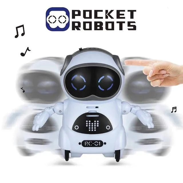 RC-01 Mini Pocket Robot for Kids with Interactive Dialogue Conversation