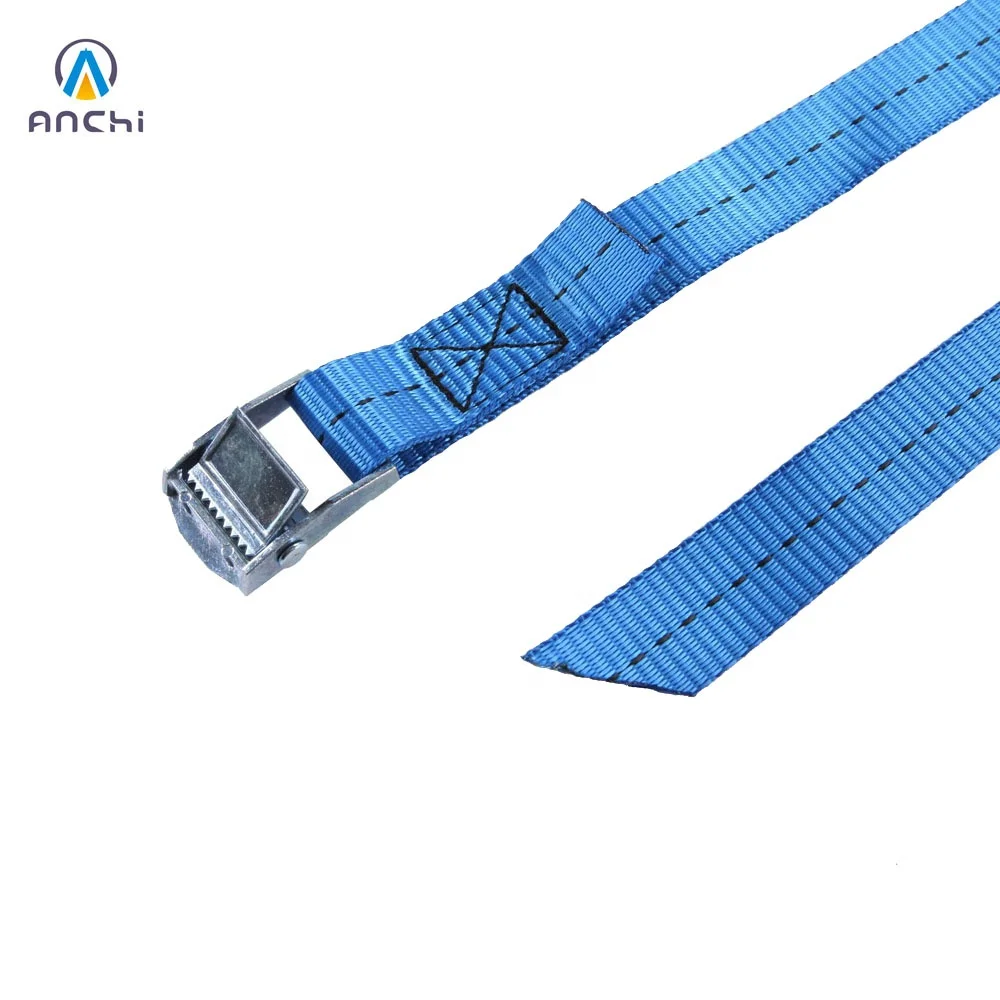 RTD Stock 2m white Zinc cam buckle straps 25mm 250kgs