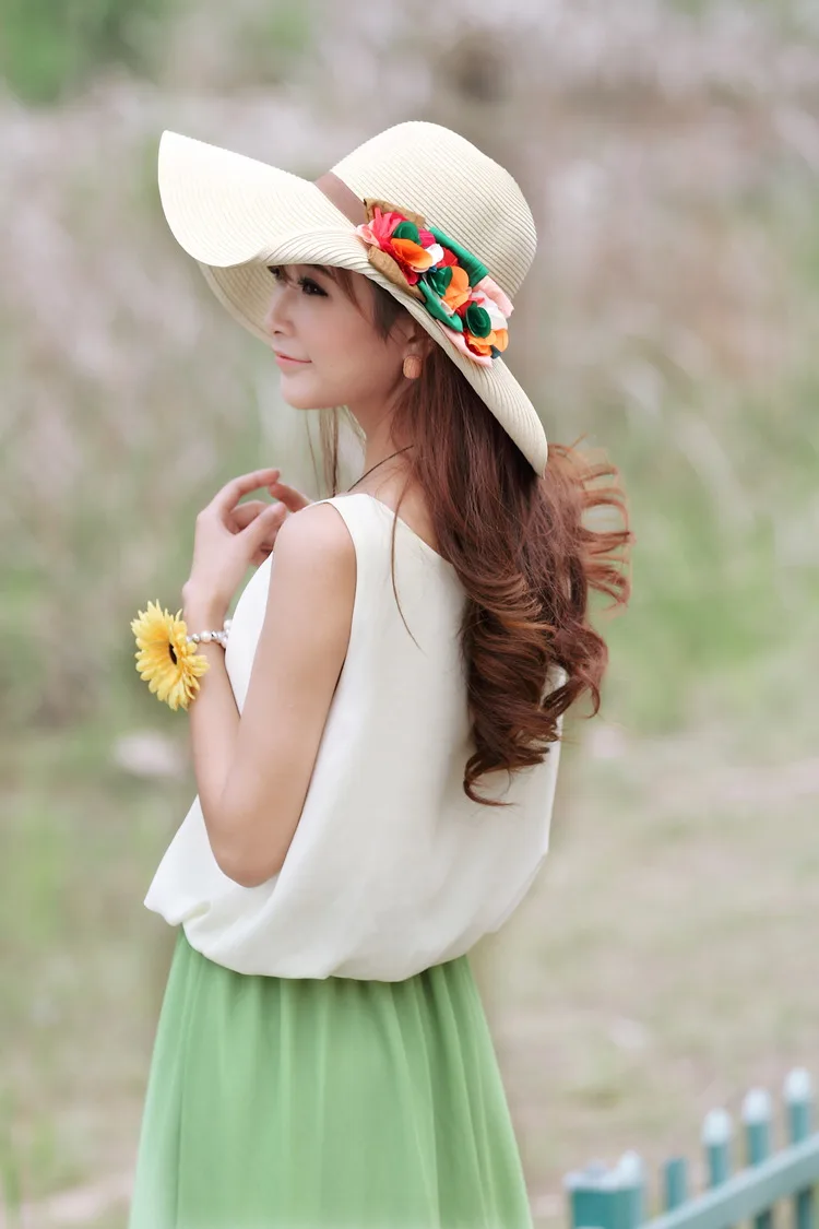 New design cheap ladies straw hat sombrero straw hat wholesale paper straw hat