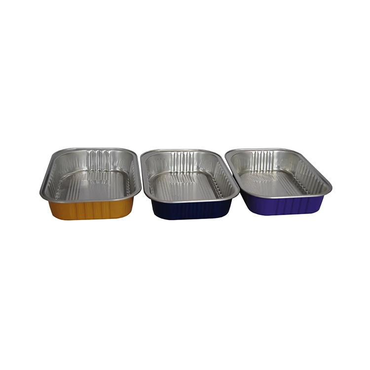 Gold Sealing Baking Moulds Aluminum Foil Container disposable tray aluminium cup for food