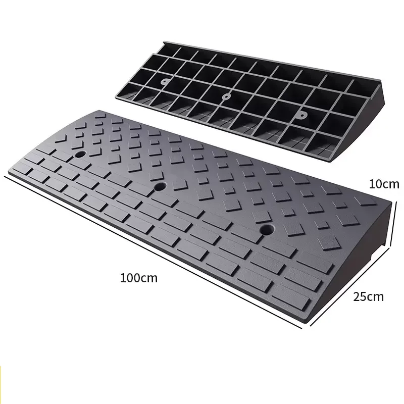 Top Quality Heavy Duty Driveway Curb Ramps Rubber Kerb Ramps For Rolled Edge Curb