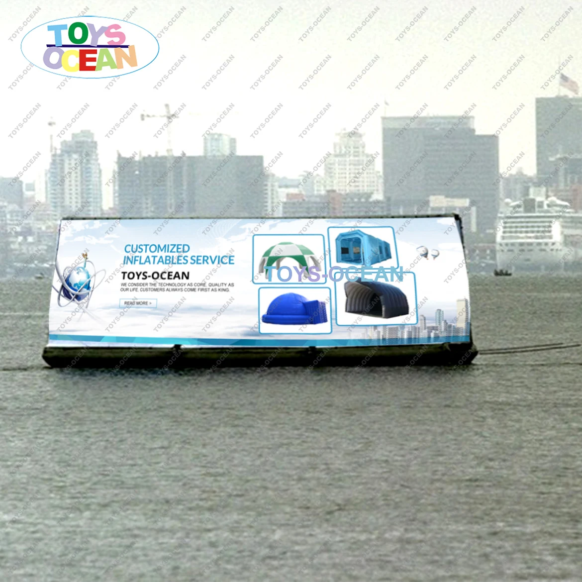 Inflatable Water Billboard/water Floating Billboard /inflatable Water Advertising Screen
