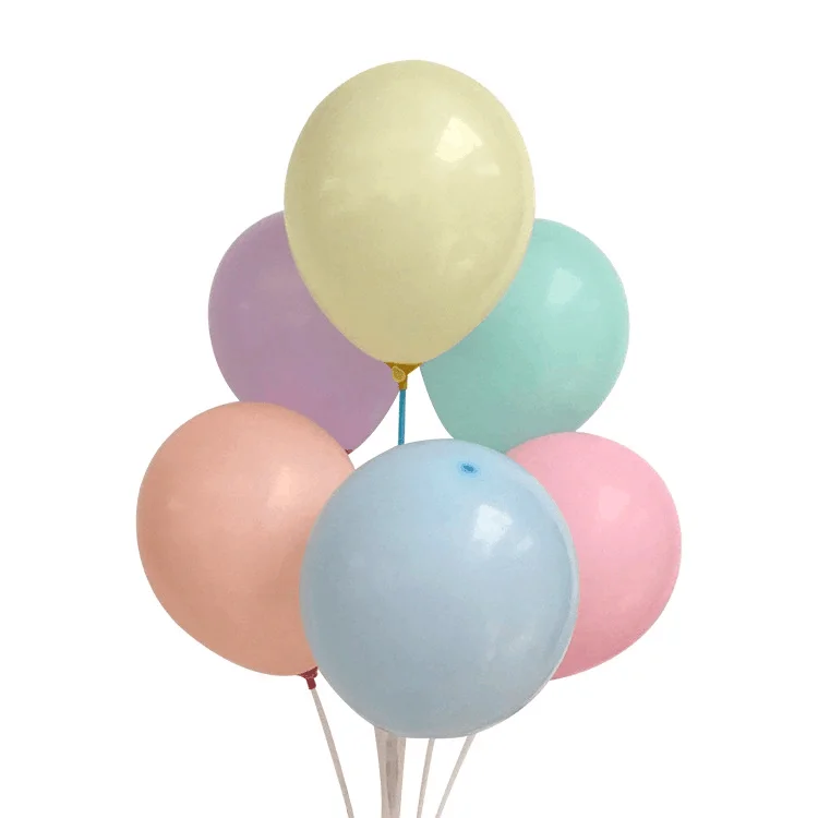 Chinese factory sells eco-friendly pastel Macaron latex balloons graland Birthday Party balloons decorations