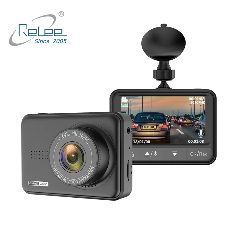 Новые 2,45 дюймов FHD 1080 P Dash Cam 4 г объектив Автомобильный видеорегистратор с супер конденсатор