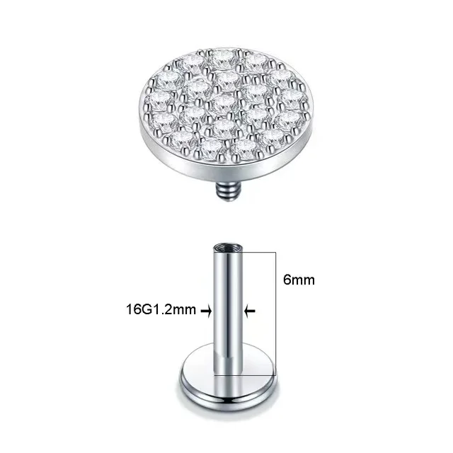 Getta popular ASTM F136 titanium piercing G23 simplicity jewelry piercing labret fashion labret piercing jewelry