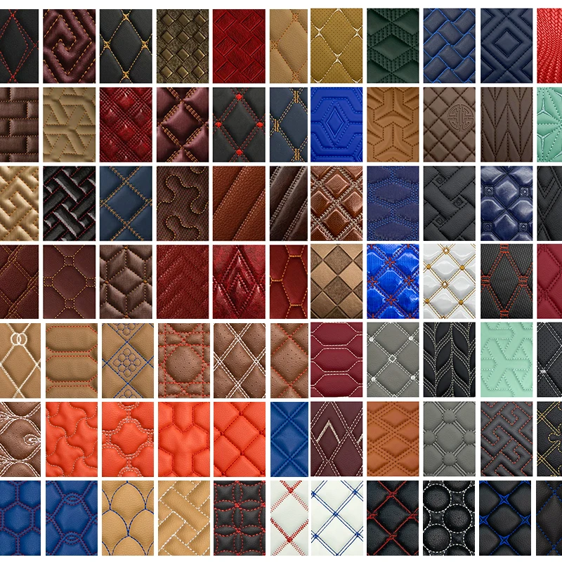 pu Synthetic leather fabric Upholstery Leather Fabric Pattern customization For Sofa Car Seat Home Decor for bag