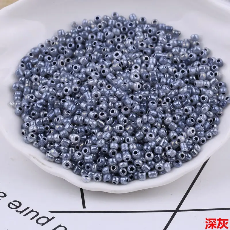 450g 2mm 3mm 4mm Glass Cream Rice Beads for DIY Jewelry Making for Bracelets and Necklaces Crystal Lampwork Glass Beads