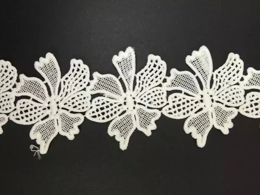 Эластичное кружево для свадебного платья