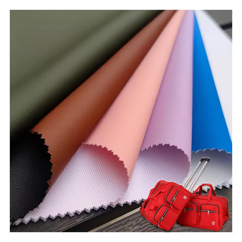 New Fashion Waterproof 900D Polyester Oxford Fabric Release Paper Transfer PU Film Bag Fabric
