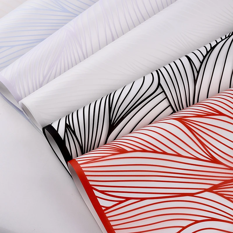 2024 Luxury 58*58cm Mexican Flower Wrapping Paper Quicksand Design Printed Flower Packaging Paper for Florist