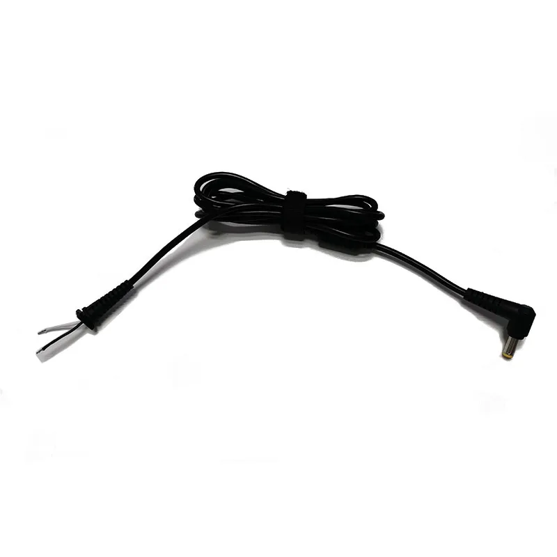 1.8m DC Power Plug Cable 5.5*1.7mm Yellow Pin For AC Laptop Adapter Cable