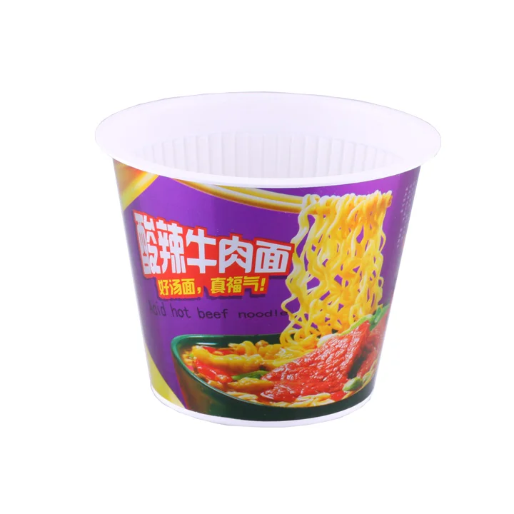 Recycled Materials plastic cup paper and plastic cup for noodles
