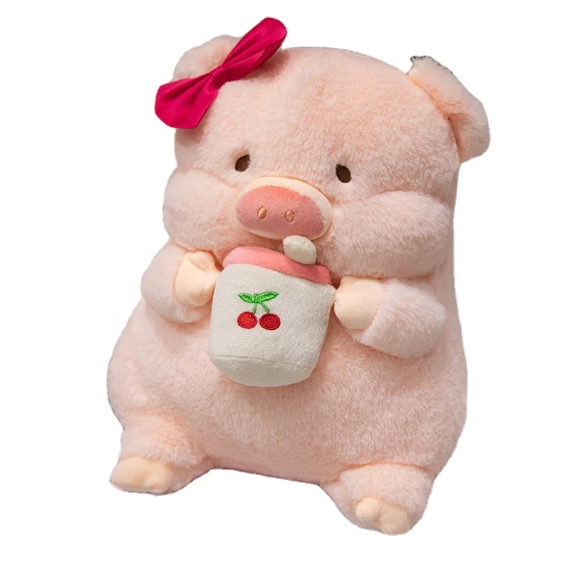 Чай с мягким молоком Свинья Игрушка Животное Плюшевые Милые Игрушки