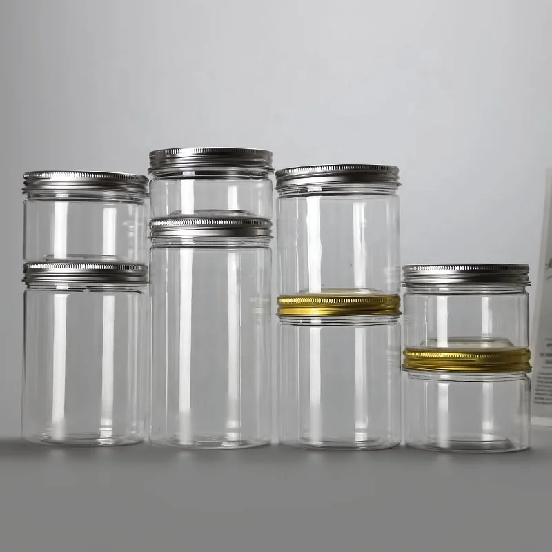 Cosmetics Storage Container Direct Sale Plastic Honey Cookie Food Jar With Lid