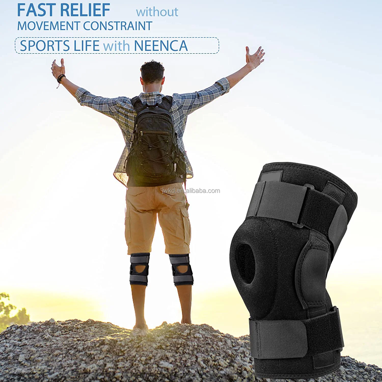Factory Price Healthcare Orthopedic Clinic Rehabilitation Knee Brace Orthosis for Dislocation