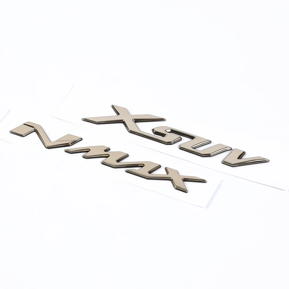 Custom NMAX Letters 3d Soft Label Car Body Sticker Car Names Logos Emblems For Motorcycle