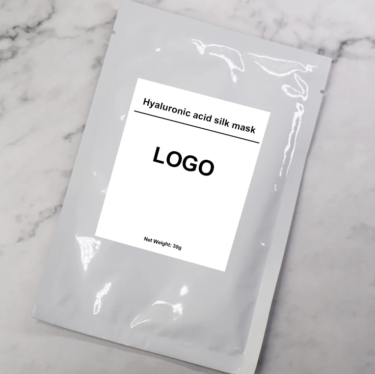 Private label OEM moisturizing cotton tencel facial mask sheet hyaluronic acid face mask skin care mask