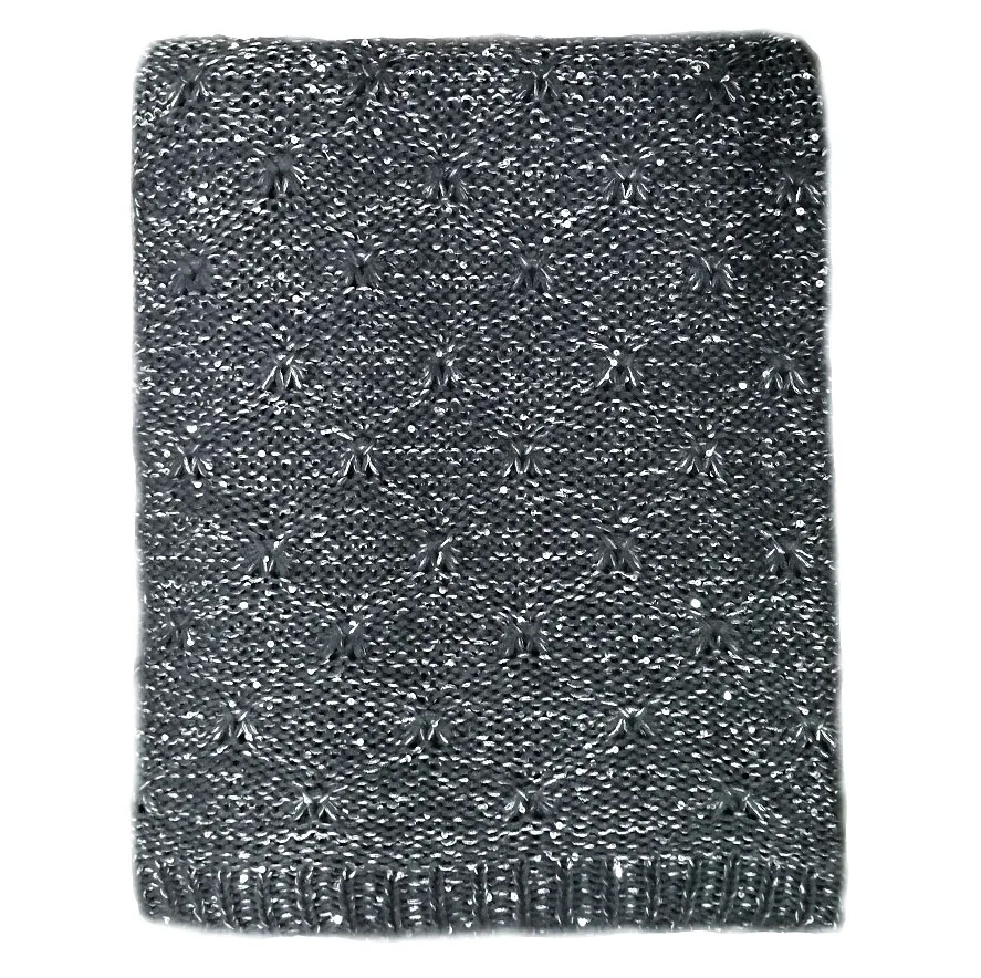 sequin knitted home decor throw sofa