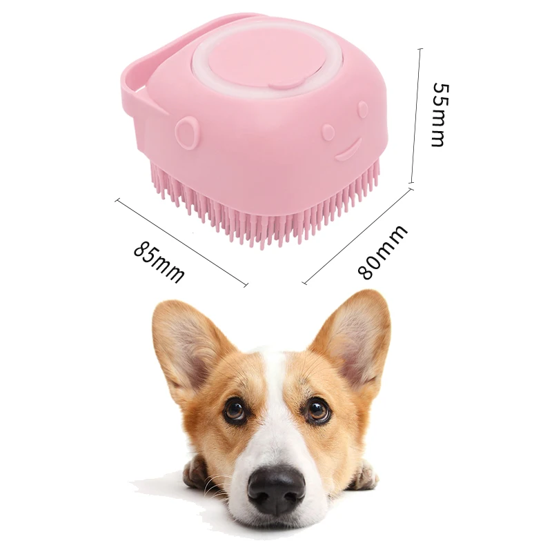 Amazon New design Grooming Shower Brush for Short Long Haired Dogs and Cats Washing