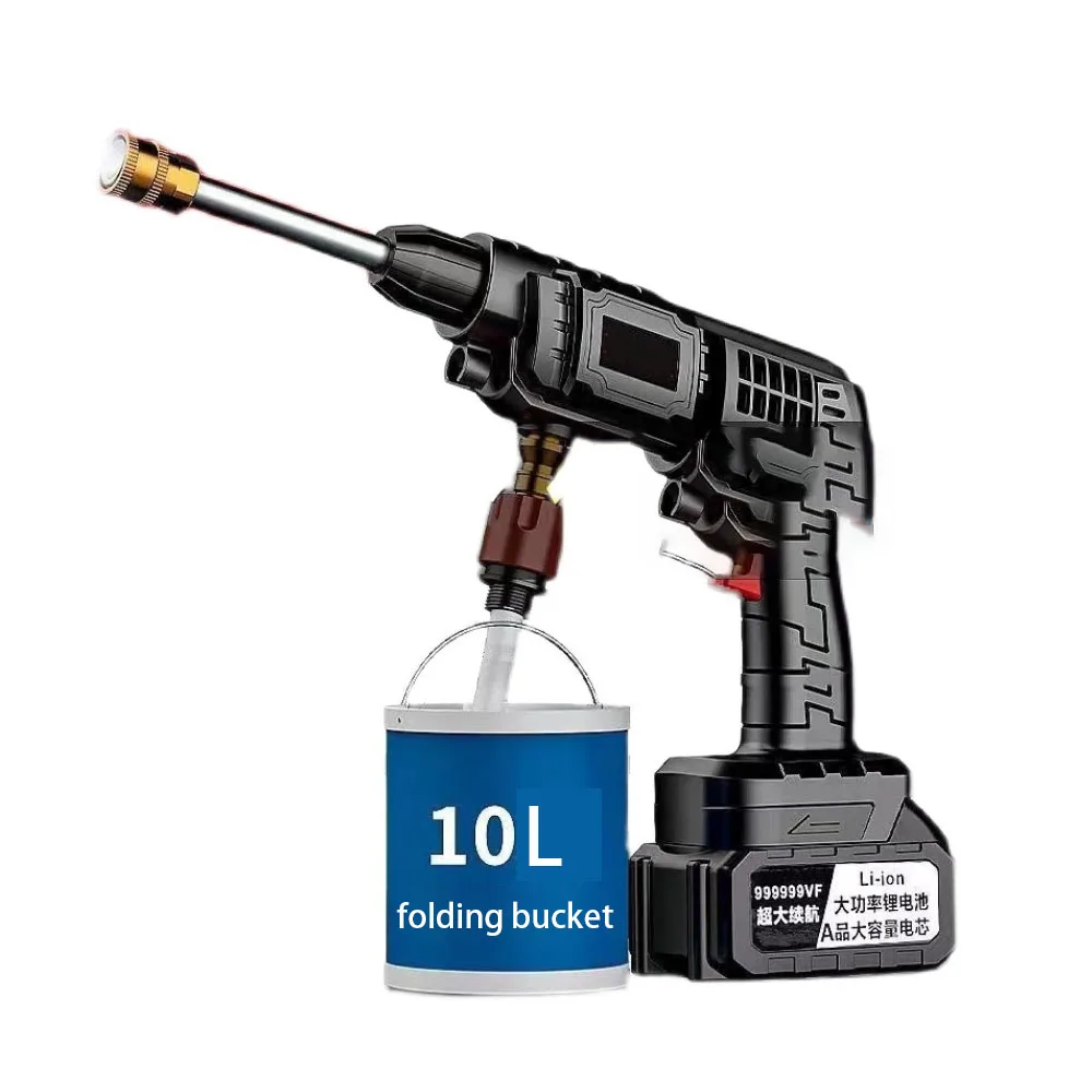 Portable Powerful High Pressure 24V Lithium Car Wash Machine Cordless Wireless High Pressure Car Washing Machine