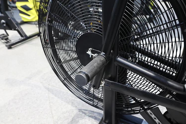 LDH Commercial Fitness Machine Hot Sale Wind Resistance Air Bike Exercise Equipment Foldable Spinning Bike for Home Gym Use
